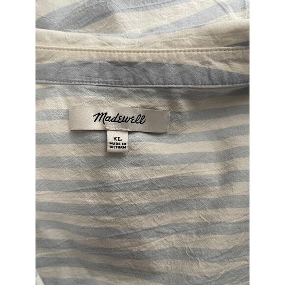 MADEWELL Y-Neck Button up Shirt, Size XL - Picture 8 of 8